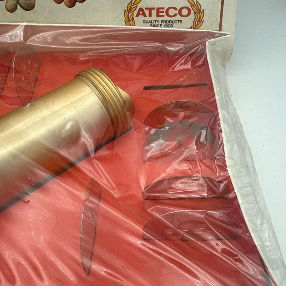 VTG NOS ATECO Original Cookie & Noodle Maker #685 cookie Press Sealed USA